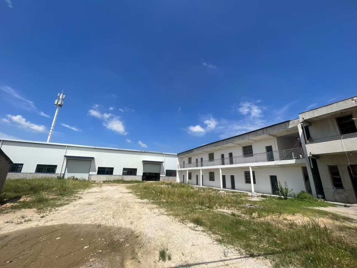 新洲双柳街道独门独户新建钢结构2200平厂房 房东直租 配套齐全
